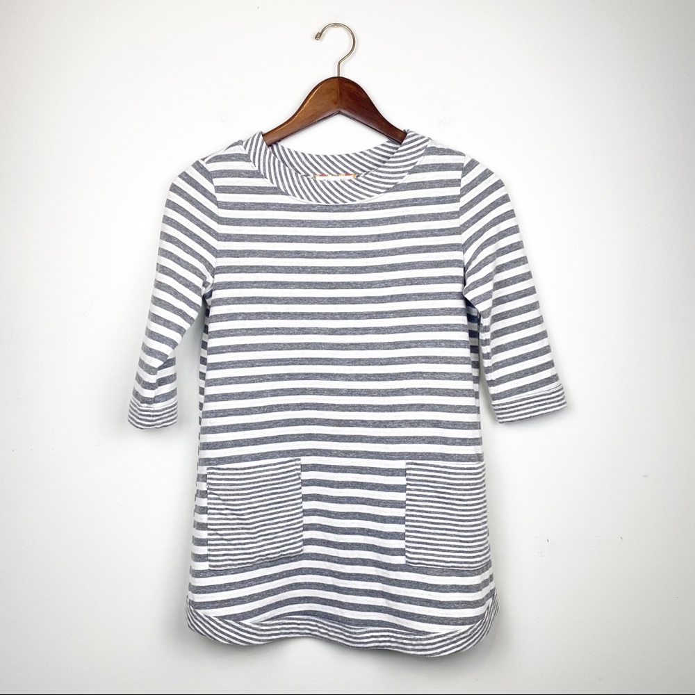 Eri + Ali Ruled Pocket Tunic Shirt
